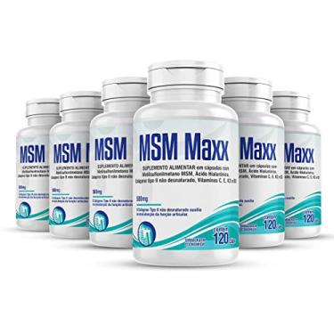 Imagem de Msm Maxx 6x 120 Colágeno Ácido Hialurônico Vitamin C E D3 K2