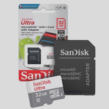 Imagem de Cartao Memoria Sandisk 32gb Micro Sd Ultra classe 10 Original Box - Sandisk - Sandisk