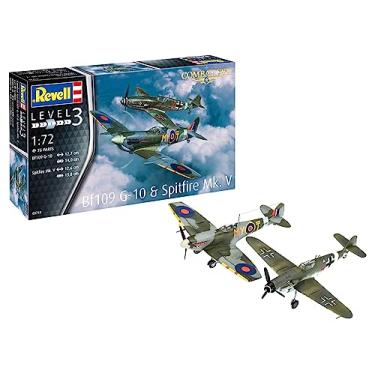 Imagem de 2 Kits Messerschmitt Bf109g-10 & Spitfire Mk.v Revell 03710