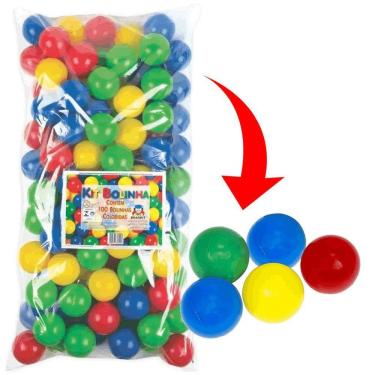 Imagem de Kit Bolinhas Coloridas Pacote Com 100 unidades Braskit 4207