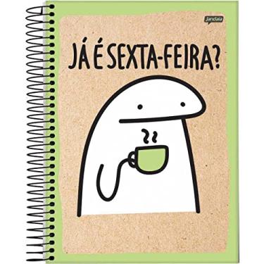 Imagem de Jandaia - Caderno Espiral Univ CD 10 Matérias 160Fls FLORK - Pacote com 4 unidades