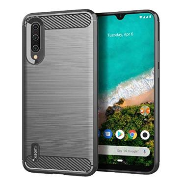 Imagem de XIAOMI Capa para Mi A3 Lite, sensação macia, proteção total, anti-arranhões e impressões digitais + capa de celular resistente a arranhões para XIAOMI Mi A3 Lite