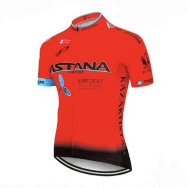 Imagem de Camisa Ciclismo Astana Refactor Mangá Curta - Refactor Astana