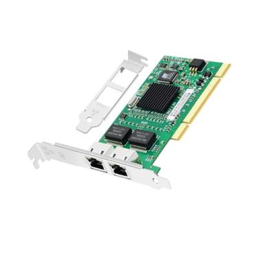 Imagem de Jeirdus Com chipset Intel 82546 Dual Port Gigabit 8492MT PCI Placa de rede de servidor 1000M RJ45 NIC Ethernet adaptador de desktop