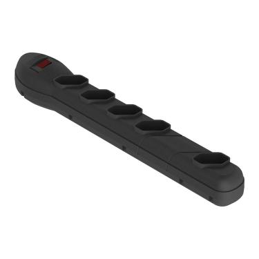 Imagem de Filtro de Linha Bivolt 5 Tomadas 10A Preto  Qualitronix