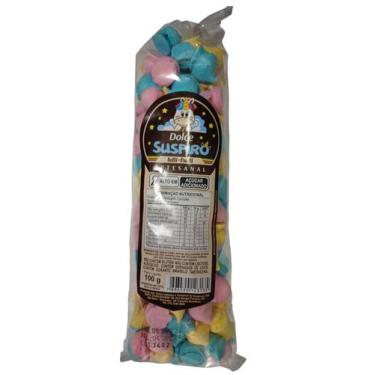 Imagem de Suspiro 100g tutti-frutti artesanal colorido   - dolce suspiro