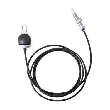 Imagem de Aymzbd Cabo de Polia Fitness Faça Você Mesmo, Cabo de Pulldown LAT, Exercício de Bíceps, Treinamento de Força, Cordas de aço para Fitness, Treino, Casa, Espo, 100cm