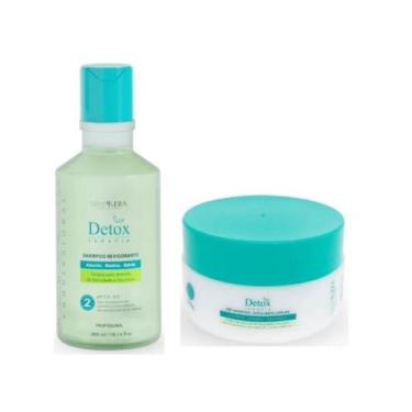 Imagem de kit detox grankera keranza (máscara pré shampoo e shampoo) - GRANKÉRA 