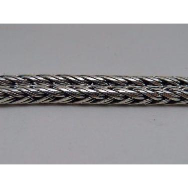 Imagem de Kit Pulseiras Bali P Peruano Palmeira Rabo De Rato Prata 925 - DG Pres