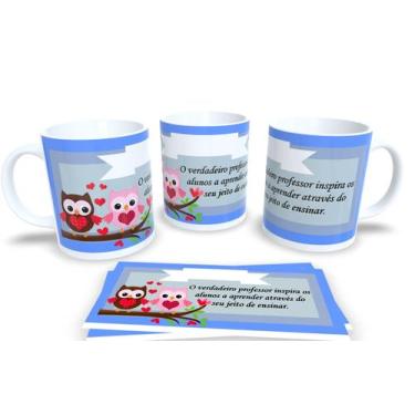 Imagem de Canecas Personalizadas dia dos Professores - Estampa Sublimada, Mod.55