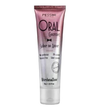 Imagem de Oral gourmet gel beijável que esquenta de marshmallow 35ml/45g pessini