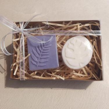 Imagem de Kit 2 Sabonete Vegetal Lavanda Karité AloeVera Presente 180g - Likare 