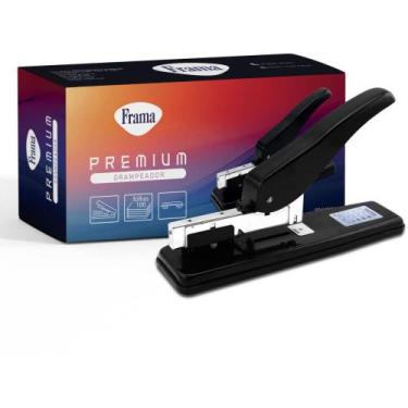 Imagem de Grampeador de Metal para 100 Folhas 23/13 Preto 29,2CM - Frama