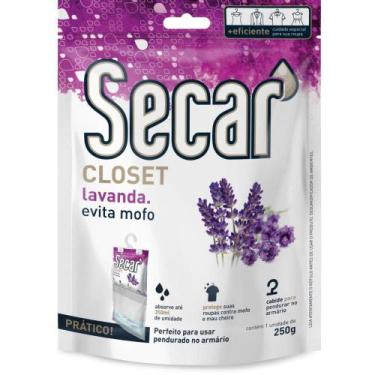 Imagem de Desumidificador Secar Closet Lavanda 250G com Cabide - Soin