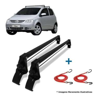 Imagem de Rack Teto Bagageiro + 2 Elasticos Fox 2 Portas Ano Até 2018