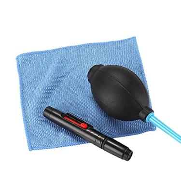 Imagem de Homyl Kit profissional de limpeza de câmera 3 em 1, soprador de ar, pano de limpeza, caneta para câmeras DSLR, câmera de vídeo de lentes ópticas, ferramentas de limpeza de teclado VCR