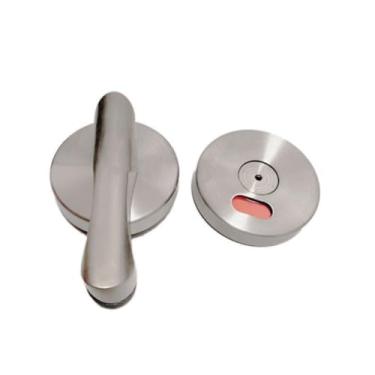 Imagem de Indicador de fechadura de porta divisória indicador de fechadura de porta giratória parafuso indicador de sinal ocupado vazio fechadura de porta vazio acionado para banheiro banheiro indicador de