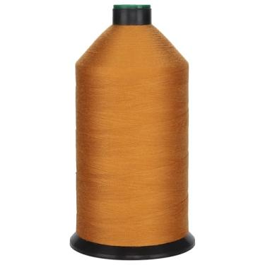 Imagem de HILOHILO Rosca jeans Corespun de poliéster extra forte Tkt50 Tex60 J30, 8700 m, roupas jeans leves adequadas e decoração de casa, colchões, cortinas (ouro)