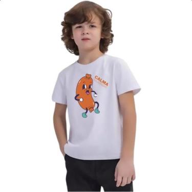 Imagem de Camiseta Infantil Calma calabreso - Alearts, 12