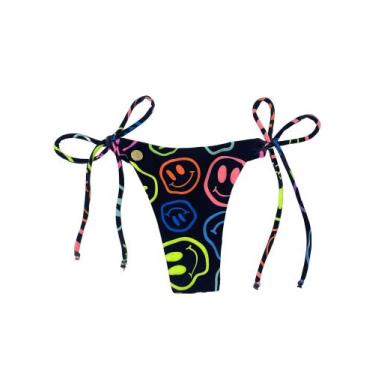 Imagem de Calcinha Lacinho Fio Dental - AC Biquínis, PP, Happy