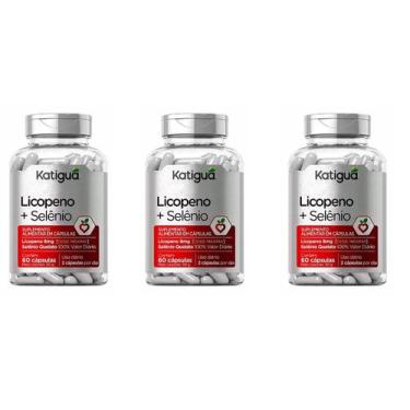 Imagem de Kit 3 Licopeno + Selênio 60 Capsulas Katigua
