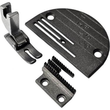 Imagem de Chapa Agulha Dente Calcador Teflonado Deslizante Reta Indus. - Evolver