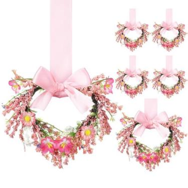 Imagem de Conjunto de 6 Grinaldas Thiccywoov para o Dia dos Namorados - 15cm