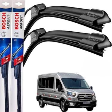 Imagem de Palheta Limpador Parabrisa Bosch Aerofit Par de Palheta Limpadora Dianteiro Original Ford Transit 2008 á→2024