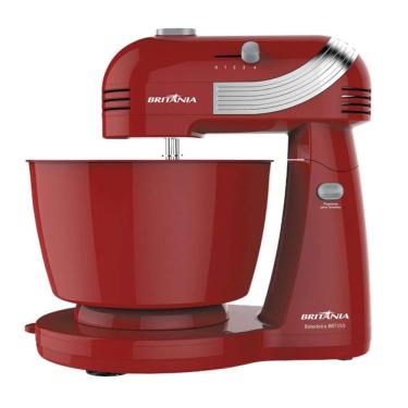 Imagem de Batedeira Britania 350w 4 Velocidades Luxx Red Ellegance 220V