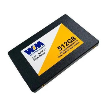 Imagem de SSD 512GB 2.5" Sata III Leitura 560mb/s Gravação 540mb/s Win Memory