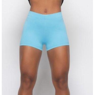 Imagem de Short feminino suplex curto liso academia/passeio/caminhada casual - V