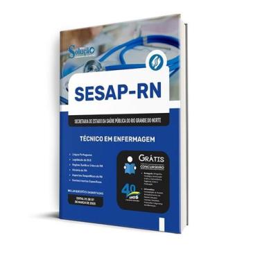 Imagem de Apostila SESAP-RN  - Técnico em Enfermagem - Editora Solução