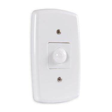 Imagem de Sensor Presença c/ Fotocelula Embutir Parede Mpe20F - MarGirius, Branc