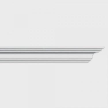 Imagem de Kit com 3 Barras Roda Teto Perfil de Poliestireno K35 Homestar 6m Branco