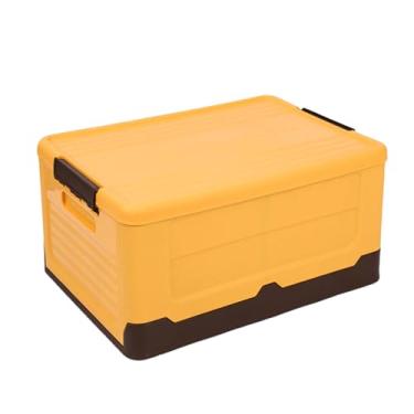 Imagem de Caixas de armazenamento com tampas, caixas de armazenamento dobráveis ​​|Caixas organizadoras empilháveis ​​portáteis,Grandes cubos de armazenamento organizador de brinquedos, organização e armazena