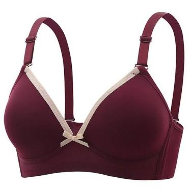 Imagem de Sutiã Reunido Pequeno Para Meninas Sem Anéis De Aço Roupa Íntima Fina 
