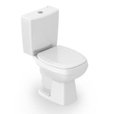 Imagem de Bacia Com Caixa Acoplada Ecoflush 3/6 Lts P City Branco Celite