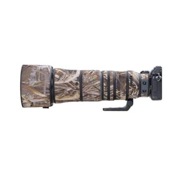 Imagem de Capa de lente para Nikon Z 180-600 mm F/5.6-6.3 VR camuflagem capa de proteção para lente de câmera (cor #camuflagem de grama murcha - à prova d'água) capa de chuva