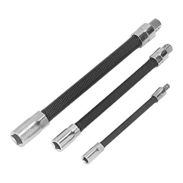 Imagem de 3 PCs Extensão Flexível Caminhão de Esteira de Aço de Aço Extensão Elétrica Portador Magnético, Dobrável e Resistente, Fácil de Usar, 1/4in, 3/8in, 1/2in Especificações para