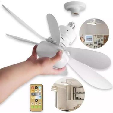 Imagem de Super Ventilador Teto Silencioso 3 Modos Lâmpada Embutida - Sweet Home
