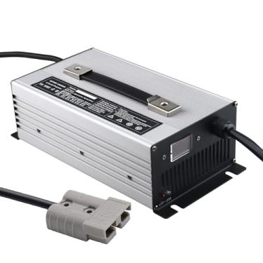 Imagem de Lzyjckh Carregador de bateria 12V/24V/36V/48V/60V/72V, com conexão Anderson de 50A/120A/175A/350A para carregamento de empilhadeiras elétricas, carrinhos de golfe,48v 25a silver,50A