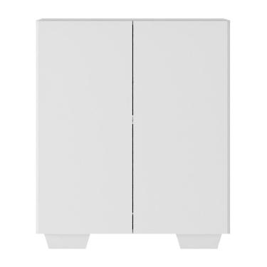Imagem de Armário Lavanderia Com 2 Portas Multimóveis Branco