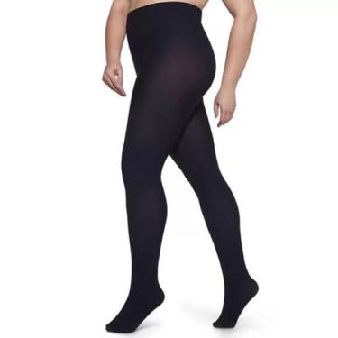 Imagem de Meia Calça Grossa Inverno Lupo Plus Size 17613-001 Fio 180 Poliamida, 