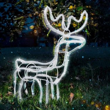 Imagem de Armação De Rena Macho De Led Decoração De Natal 127V