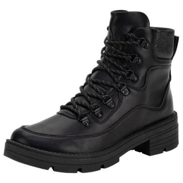 Imagem de Bota feminina coturno dakota da881, Preto, 38