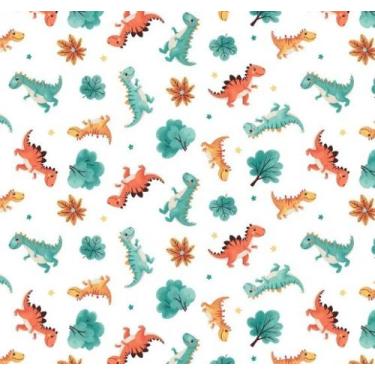 Imagem de Tricoline Estampado Dinossauros T-rex, 150x50cm, Caldeira - Tecidos Ca