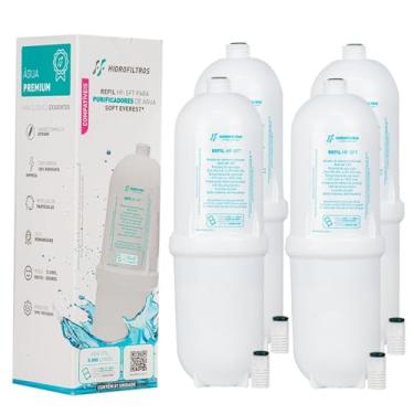 Imagem de 4 Refil Filtro Para Purificador Agua Compatível By Everest