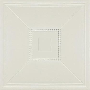 Imagem de Adesivo autoadesivo de teto de espuma 3D para telhas de teto 13,8 x 13,8 cm, pacote com 32, cobrindo 42 pés quadrados para telhado e parede