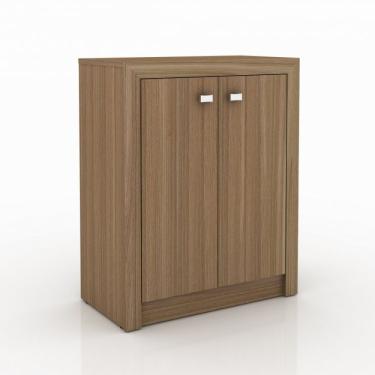 Imagem de Balcão para Escritório 2 Portas Me4103 Tecno Mobili Amendoa