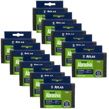 Imagem de Esponja Abrasiva Rígida Alta Abrasividade Kit 10 Un